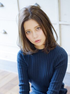 ザ シー 橋本(The C) 「The C 橋本店」小顔になる◎センターパートのミディアムヘア