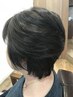 【大人の嗜み】似合オーダーカット＋リタッチ艶出白髪染め