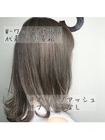 ワット 新宿店&nbsp;【スリークボブ　担当田辺貴裕】ナチュラルオリーブアッシュ