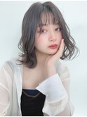 暗髪ふんわり外ハネボブ