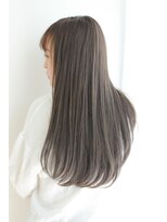 ルー(Luu)&nbsp;艶カラーとストレート♪アッシュグレージュ神戸/東灘/岡本/住吉