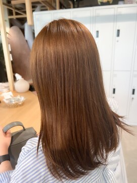 ユミリーバイルコル(umily by RuCOR.) ブリーチ無し/ハニーベージュ/似合わせカット/アースカラー