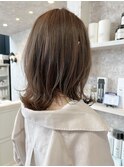 福山市美容室Caary人気 ツヤっとナチュラル外ハネレイヤー