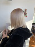 ホワイトブロンド☆ハイトーンカラー