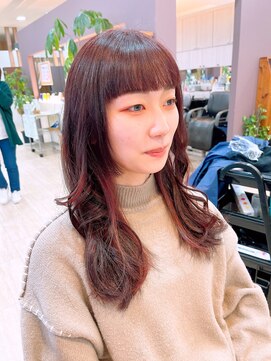 マイスタイル 大井町店(My jStyle by Yamano) 大人可愛い20代30代40代インナーカラー小顔ウルフレイヤー