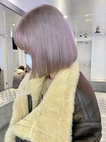 ゲーム 原宿店(GAME)&nbsp;ダブルカラーピンクベージュケアブリーチハイトーン髪質改善