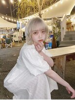 ゴートゥデイ 札幌Nix店(GO TODAY)&nbsp;ホワイトブロンド×ボブ