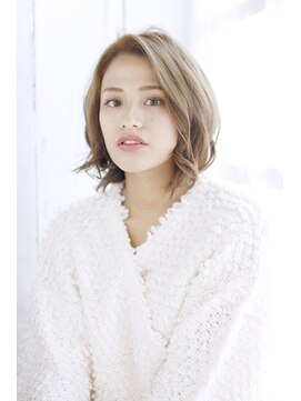 シュシュット(chouchoute) 韓国ボブレイヤーロンググレーベージュ黒髪質改善前髪パーマ/195