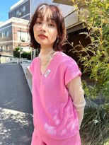 銀座 cheri  ゆるふわボブ×透明感カラー