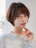 エアー(Air) ショートカット×ひし形ショートボブ×前髪あり20代30代40代 R06