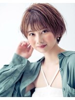 スノードロップ 荻窪(Snowdrop) くびレイヤー/シアーカラー/ナチュラルカール愛されショート