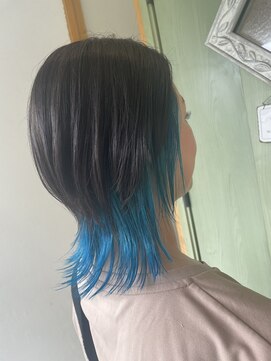 フーガ 新越谷蒲生店(fuuga) インナーカラー×ウルフ