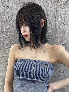 ルームバイシー 新宿(Loom. by Sea) 〇小顔韓国風前髪×くびれミディアム[新宿/髪質改善/韓国]