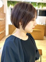 ビューブルー 亀戸錦糸町(VIEW BLUE)&nbsp;大人ショートボブ丸みショートカットマッシュショート前髪あり