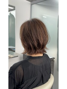 ジエクトアイロ 江坂駅前店(The Ect ilo) 小顔くびれボブ 髪質改善カラー グレージュ