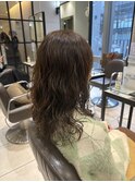 ミディアムレイヤー　低温デジタルパーマ　銀座
