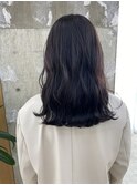 ほんのりパープルでつやつや髪