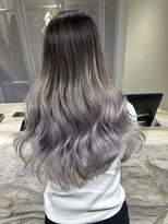 ロンドメリア 天神大名店(Lond Melia)&nbsp;★ミディアムヘア暗めカラーグランマッシュデザインカラー艶髪★