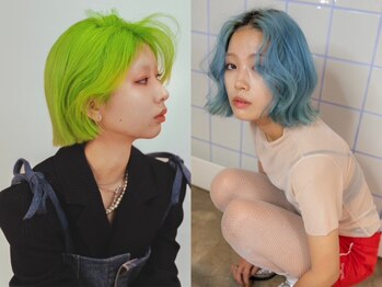 ローエ バイ デコ(Rohe by DECO)の写真/ケアブリーチを使って、傷ませないダメージレスな艶カラーを叶える◎こだわりの配合でお洒落カラーに♪