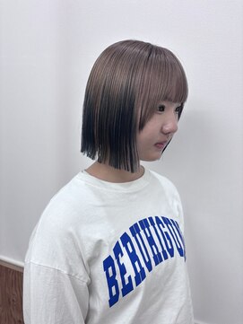 コルク バイ マグ 松本駅前(COLK by Mag) 20代30代ダブルカラーブリーチ立体感グラデーション透明感