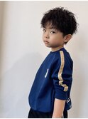 キッズツイストスパイラルショート