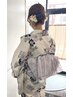 【夏祭りやお出かけに♪】浴衣着付け＋ヘアアレンジ