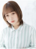 ホワイトグレージュ/デジタルパーマ/チェリーブラウン/盛岡65