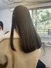 ◆しっかり伸ばしたい方◆縮毛矯正でツヤツヤの髪◆13,000円