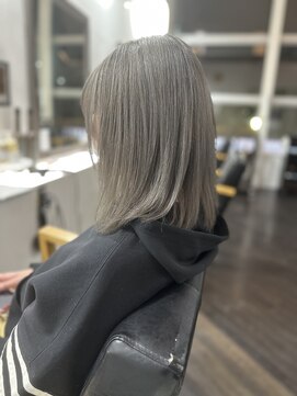 リジョイスヘア(REJOICE hair) 【REJOICE hair】スモークストーンホワイト　mido