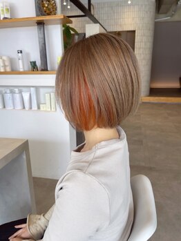 ローゼル(roselle)の写真/今話題の《Throwカラー》《KGカラー》取り扱いアリ★ずっと見つめたくなるようなツヤ・透明感！