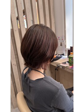 ラディシュ さがみ野(RADISH) 髪質改善カラーくびれミディアムハッシュカット小顔アッシュ