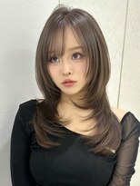 アイトーキョーエス 渋谷(AI TOKYO S) 髪質改善/ブリーチなしダブルカラー/グレージュ/ハッシュカット