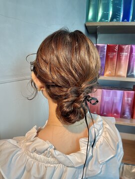 シャルムバイケンジ(Charm.by KENJE) 【シニヨン】結婚式/銀座/ヘアセット/アレンジ