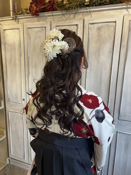 サンク エトワール(Cinq Etoiles) 卒業式ヘアセット【ハーフアップ】