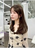 ブリーチなしダブルカラー透明感グレージュ艶感たっぷり