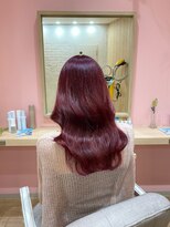 イーハトーヴヘアー(Yehatov) 【ブリーチなしWカラー】ベリーピンク