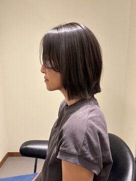 クリック(Click) ダークパープル/ナチュラルショート/夏のヘアアレンジ/小倉