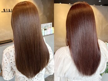 イーラヘアー(ERA HAIR)の写真/髪質に合わせた施術で理想のまとまりへ♪毎日のスタイリングが楽になる美髪を実現します◎