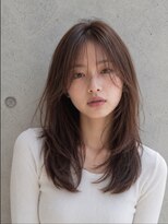 ダル 渋谷/表参道(DAL.)&nbsp;レイヤーカット髪質改善カラー透明感カラー顔まわりカット