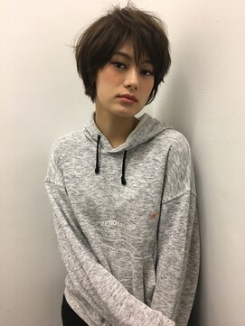 ロンド ルージュ 銀座店(Lond rouge) 【佐藤詩穂】ボーイッシュなニュアンスショートヘアー