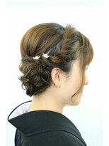 美容室 びゃんびゃん 社店&nbsp;着物に似合うアレンジスタイル