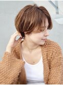 大人かわいいセンターパート【ショートヘアが得意・青山表参道】