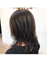 ちゅら髪&nbsp;ひし形シルエットのレイヤーミディ