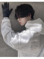 シン(syn) ツイストスパイラル センターパート ウルフ