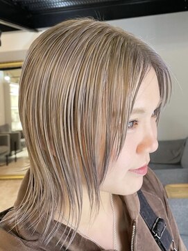 ロナ 岡崎竜美丘店(RONA) ハイミルクティー外ハネボブ