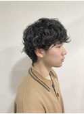 ミディアムランダムパーマ
