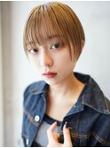 マッシュショート/ショートボブ/丸みショート
