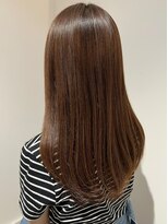 アルフレッド 桜本町店(alfRed) 髪質改善 大人ガーリー 酸性ストレート チョコレートカラー