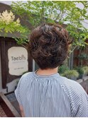 くせ毛パーマ(3Dカラー、北習志野、くせ毛ショート)