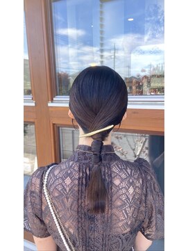 エムサロン 前橋川原(emusalon) 綺麗めタイトヘアセット♪